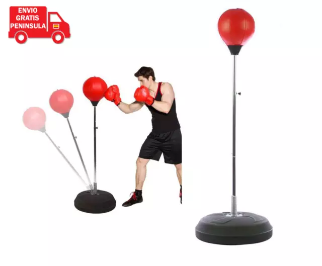 Saco de boxeo de pie independiente con Sólido Punching Ball Altura  ajustable