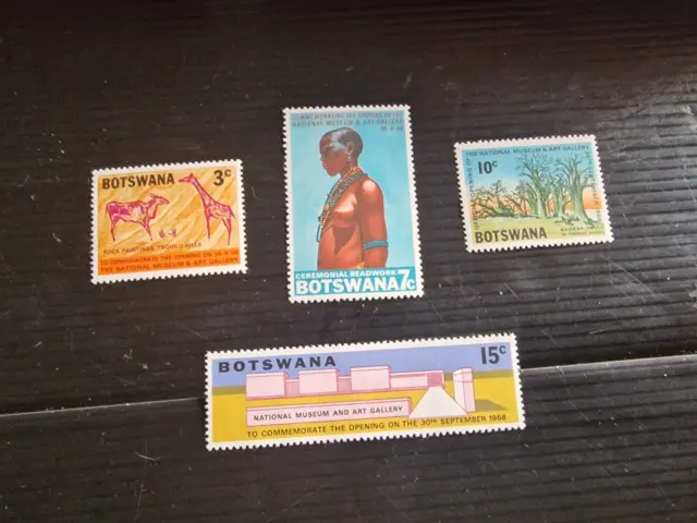 Botswana 1968 Sg 244-247 Opening Of Museum Mnh