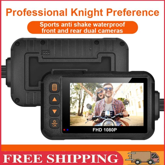 Fotocamera moto 1080P/720P manubrio DVR fissaggio cruscotto moto DVR 3 pollici