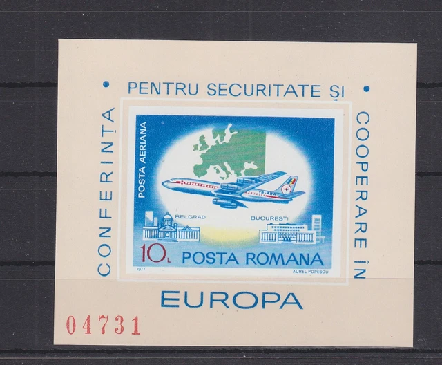 Rumänien Block 144 mit 3438 postfrisch Flugzeuge, Romania MNH #RA237