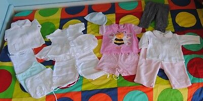 pantalone maglia bambina 0 - 6 mesi Benetton Brums ecc.. LOTTO 10 pezzi