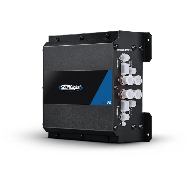 Mini amplificatore a 4 canali 1200W CarHifi 16,6x14,9x6,2cm Barca Auto Bici