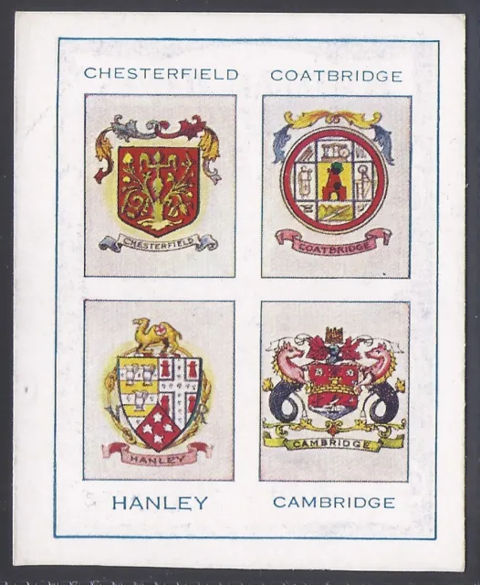 Thomson (Dc)-Football Towns 1931-#27- Chesterfield Coatbridge Cambridge