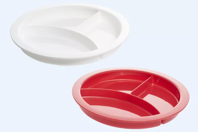 Divided Plate - Portion Plate - Adult sectioned Eating aid.