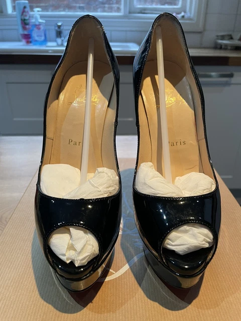 LADY PEEP 150 PATENT CALF クリスチャンルブタン極美品