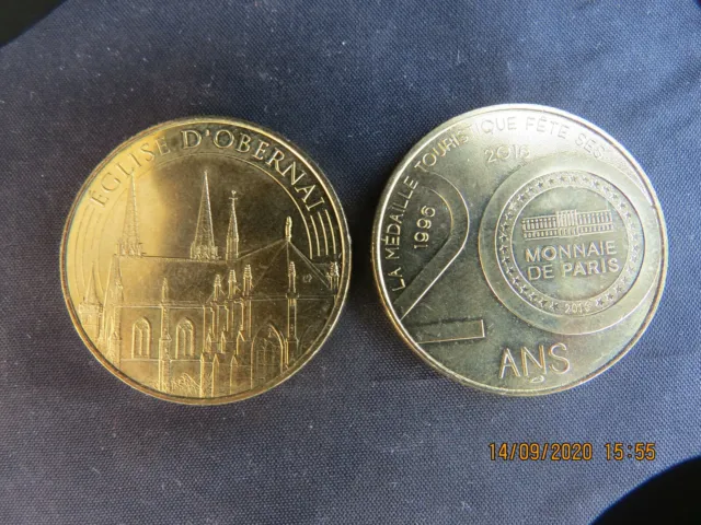 médaille jeton  monnaie de Paris  Eglise d'Obernai