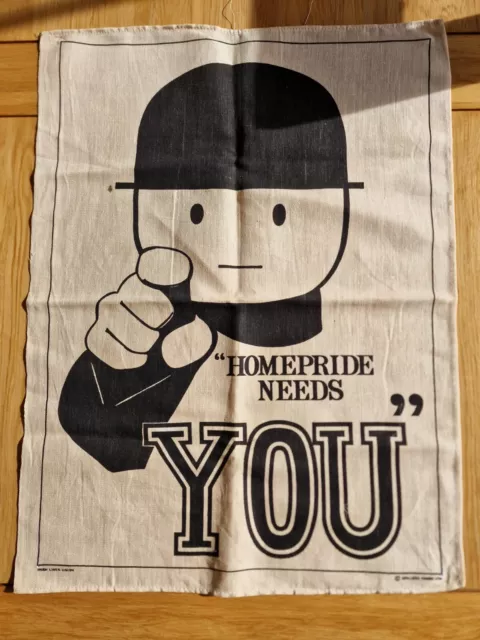 Vintage Homepride Tea Towel - Fred Needs You - Irish Linen