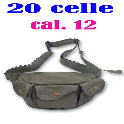 Carson A0324 CARTUCCERA CARSON CACCIA CALIBRO 12 26 CELLE REGOLABILE TORDO MERLO STORNO 