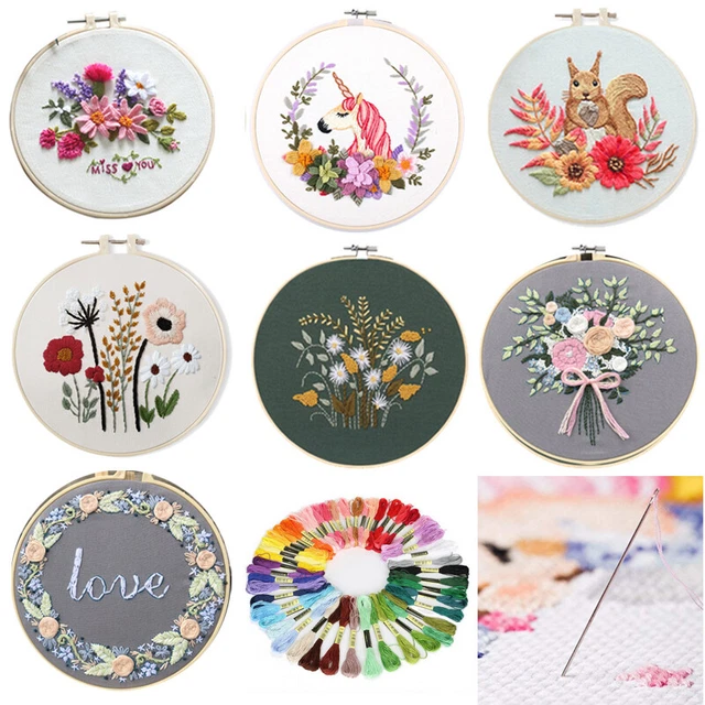 EMBROIDERY CROSS STITCH Kit Set for BeginnersHandmade Embroidery DIY
