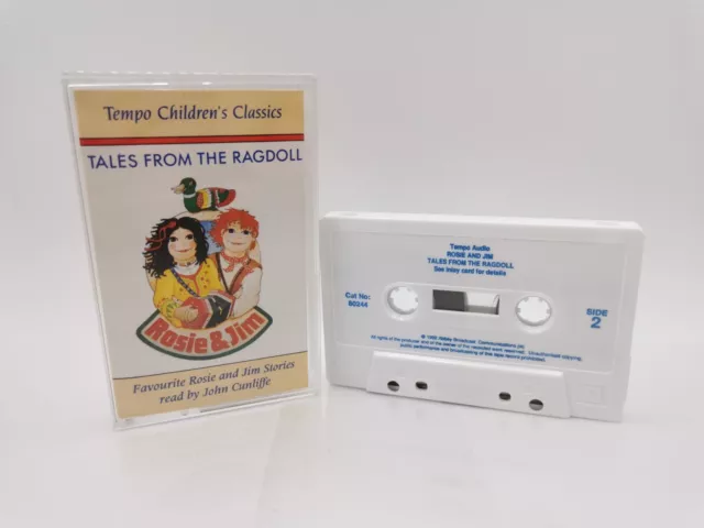 Vintage 1992 Rosie & Jim Audio Book Cassette Tape  Tales From The Ragdoll  41min