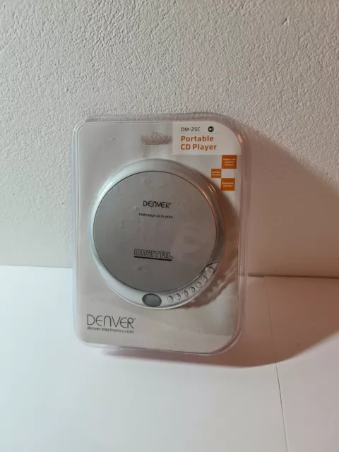 Denver DM-25C  Tragbare CD-Player -  Silber