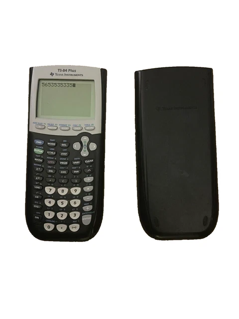 Texas Instruments TI-84 Plus Graphics Calculator w/ Cover Tested
