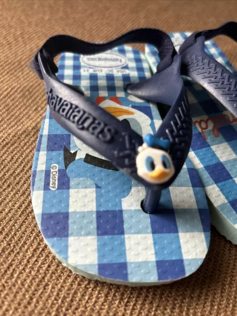 Havaianas Disney’s Donald Duck Flip Flops Sandals Shoes Toddler 5C 3