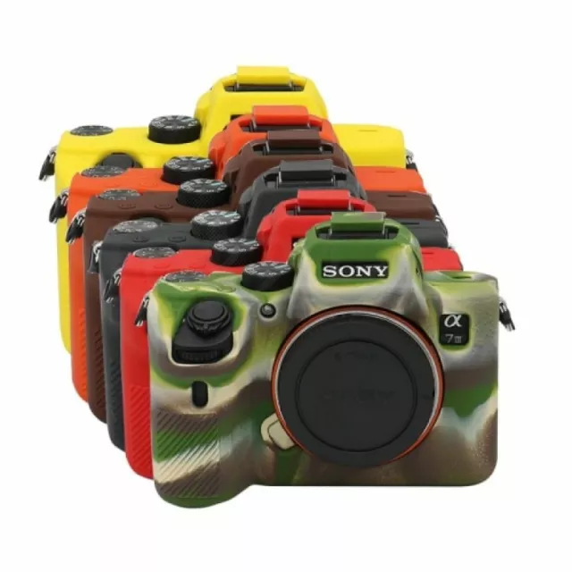 for Sony A74 7RIV A7R4 a74 Camera Silicone Armor Skin Case Body Cover Protector