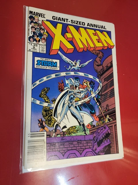 Uncanny X-Men Giant-Sized Annual #9 1985 1st  Stormcaster Low GRADE Marvel Comic