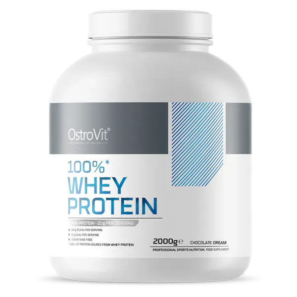 100% Whey Protein Shake 2000 g Molkeneiweißkonzentrat 2 Kg Eiweißpulver