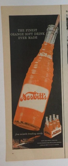 Magazine Ad* - 1958 - Nesbitt's Orange Soda