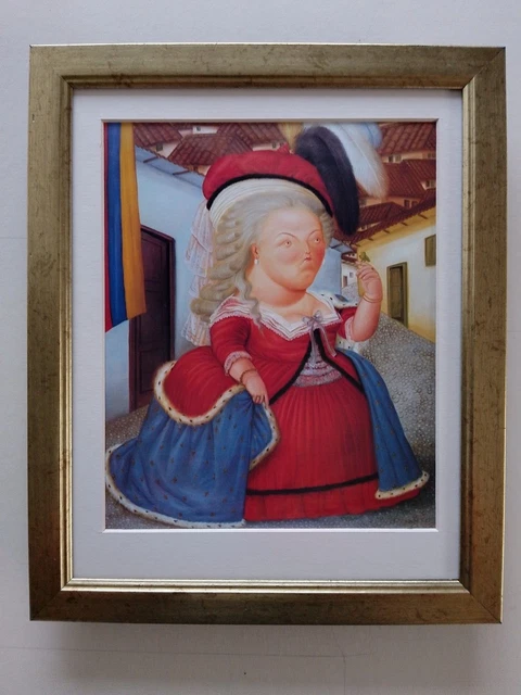 Fernando Botero print 'Marie Antoinette' FRAMED Fernando Botero print 'Marie Antoinette' FRAMED
