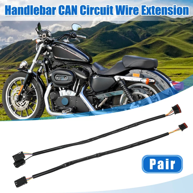 Manubrio 14 pollici CAN Bus Bus Circuit Wire Extension Imbracatura per Harley Softail Dyna