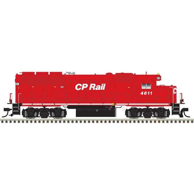 ATLAS MODEL RAILROAD 10004000 HO Scale CP Rail GP40 Silver DCC Ready