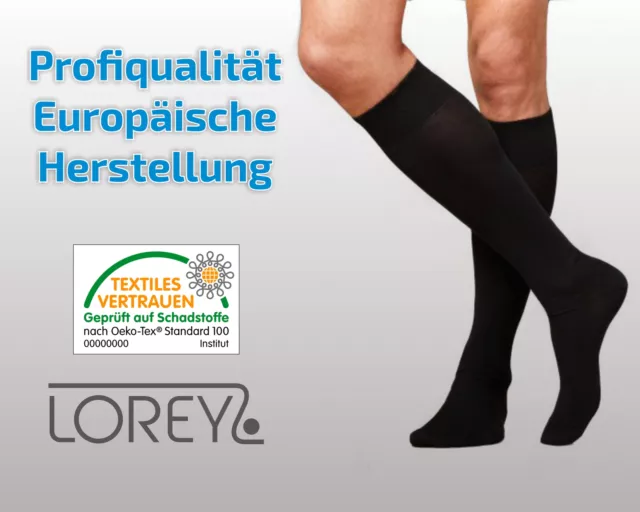 LOREY- Reisestrümpfe, Reisesocken, Kompressionsstrümpfe, Kniestrümpfe AD, Kl.1-2