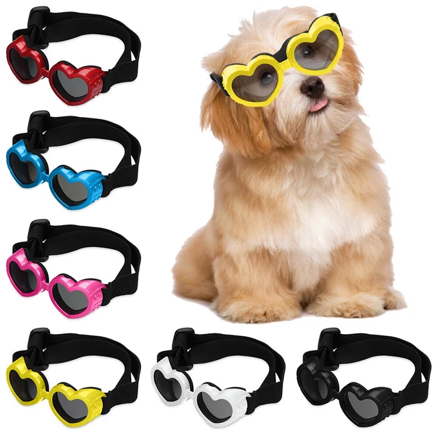 Protección para mascotas Pequeños Doggles Perro Gafas de sol Gafas de sol para mascotas UV Gafas de sol Desgaste para los ojos