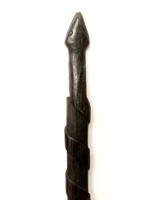 Peruvian Chontas Ceremonial Stick Anaconda