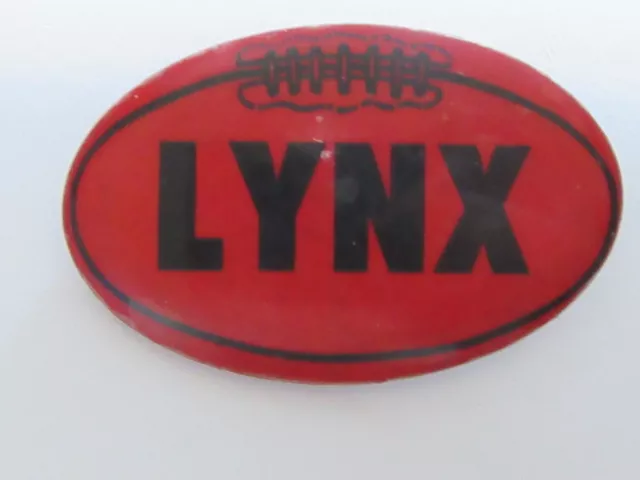 SEATTLE, WA. - 1940s LINCOLN High School - FOOTBALL shaped PINBACK ...