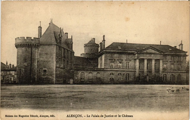 CPA AK ALENCON - The Palace of Justice and the Castle (355244)