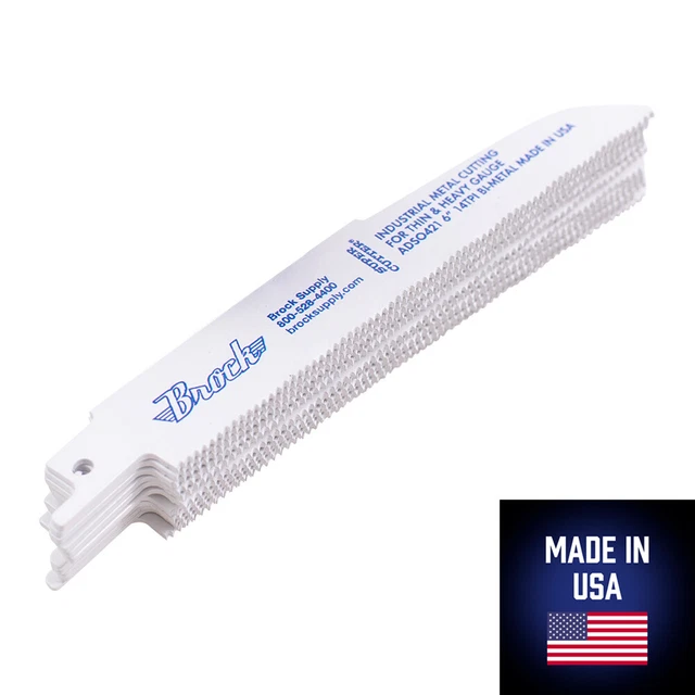 12 Pc Set Pack Super Cutter Reciprocating Saw Blades Thin & Heavy Gauge Metal