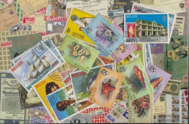 belize Timbres 25 différents timbres