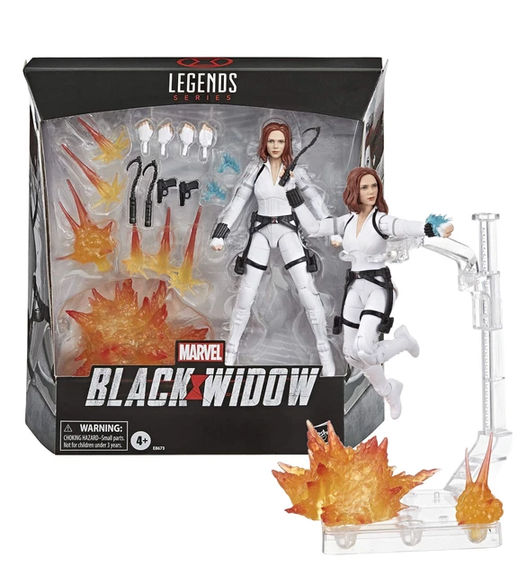 Marvel Legends Series Deluxe Black Widow With Stand & Accessories 6" Figure MIB