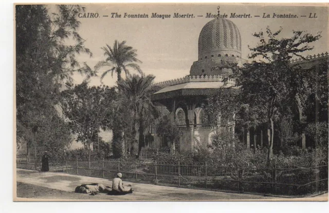 EGYPTE - Egypt - Old Postcard - LE CAIRE - Cairo - Fontaine Mosquée Moerirt