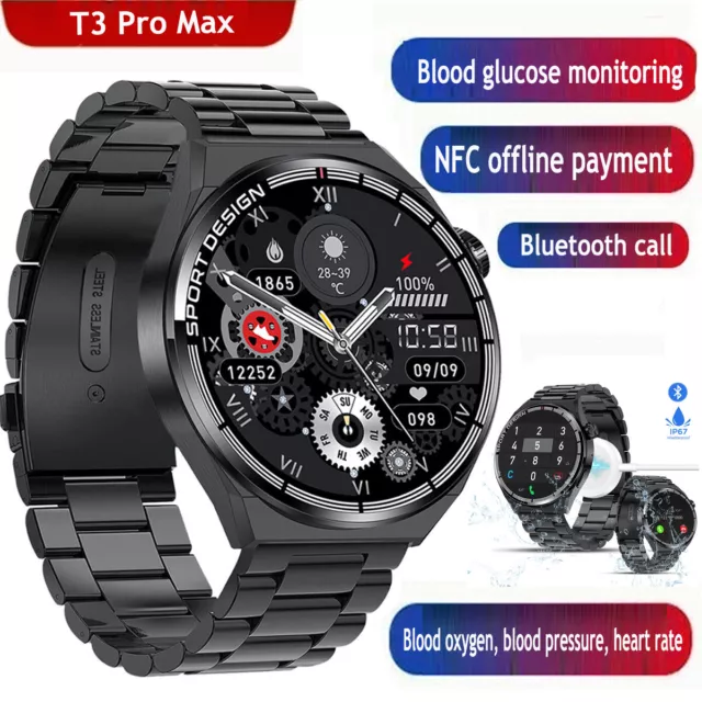 Military Smart Watch for Men(Answer /Make Call)Rugged Heart Rate Fitness Tracker