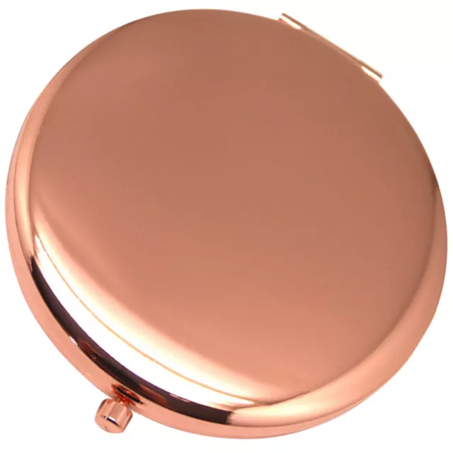 Stainless Steel Vanity Mirror Woman Unique Gifts Round Compact