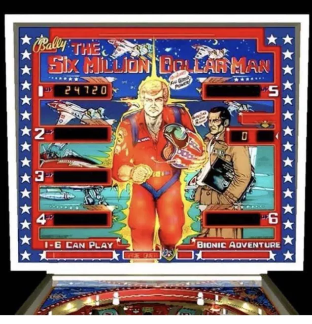 Six Million Dollar Man Pinball Machine