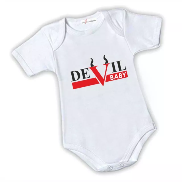 Bodino Body Halloween unisex Devil Baby divertente regalo festa horror streghe