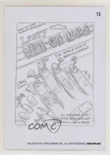 2019 Topps Wacky Packages Old School Series 8 On Demand Pencil Roughs #13 1i9