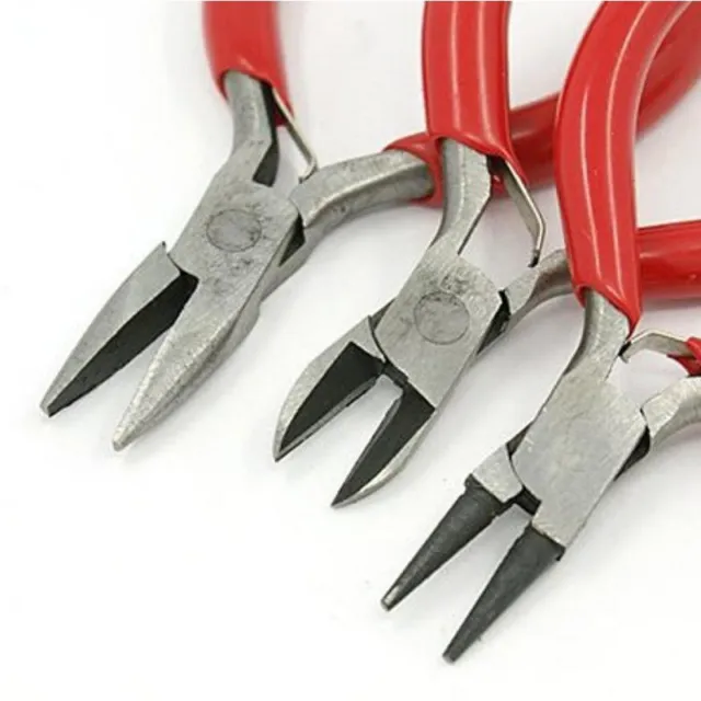3x in Set Tooth Needle Round Nose Pliers Tool Kit For Jewelry Making Tools Kits 2