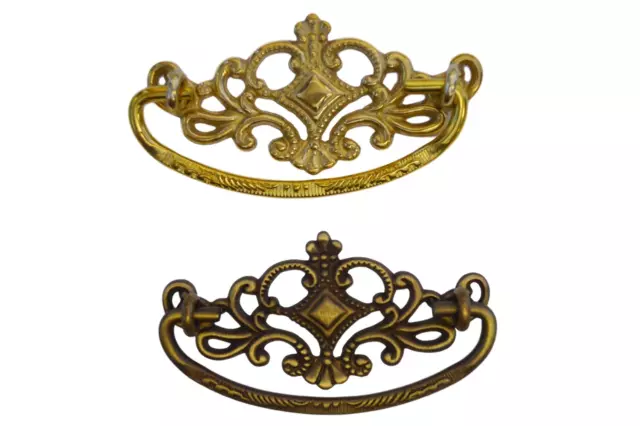 3"cc Ornate Victorian Drawer Pull