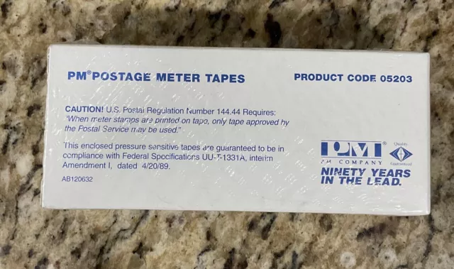 PM Postage Meter Tapes Product Code 05203. Sealed New 🔥🔥