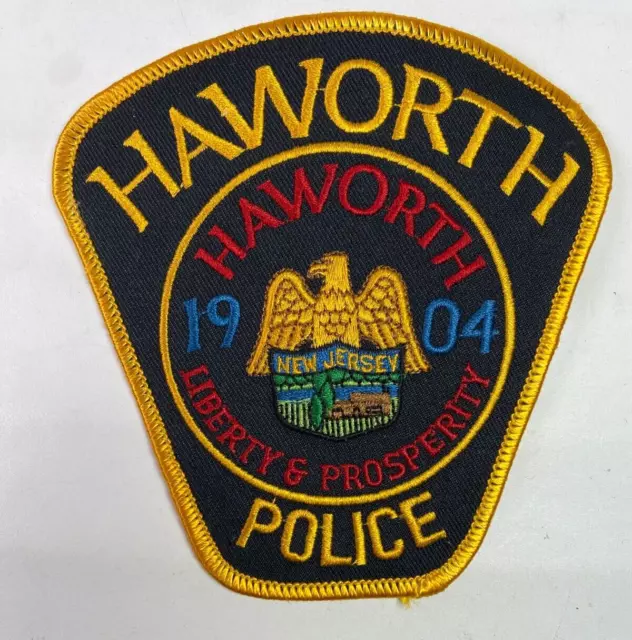 Haworth Police New Jersey NJ Patch F10