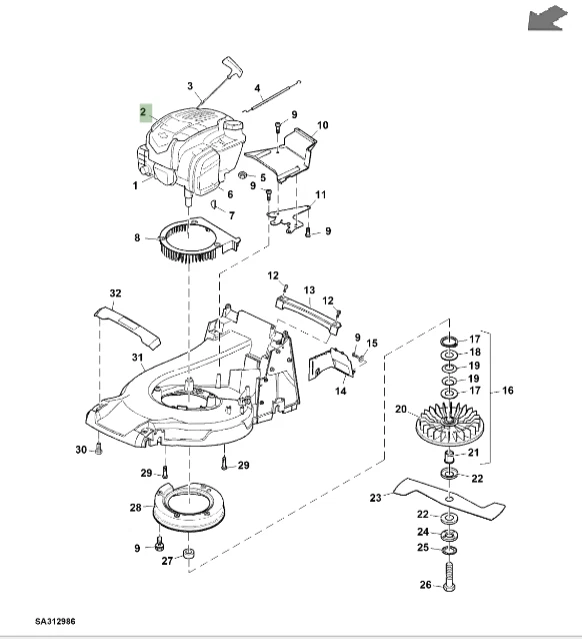 WFCYX Bügelkabel 7101395YP – Kompatibel Mit Briggs & Stratton Rasenmähern, Ersatzkabel Für Viele Modelle