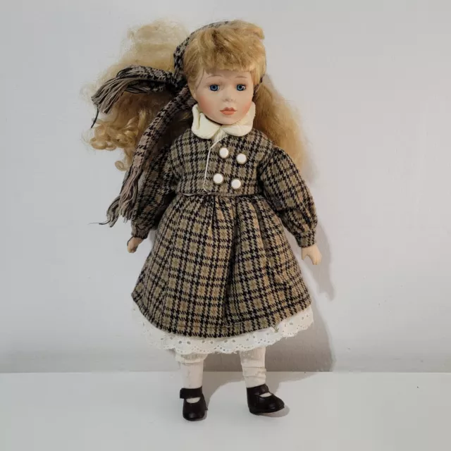 The Leonardo Collection 16" Porcelain Doll, Named Caroline