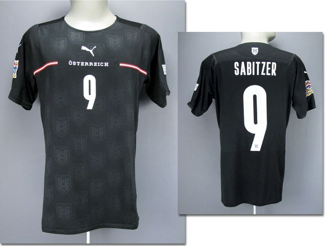 match worn shirt Spielertrikot Österreich Austria ÖFB 2022 Marcel Sabitzer Puma