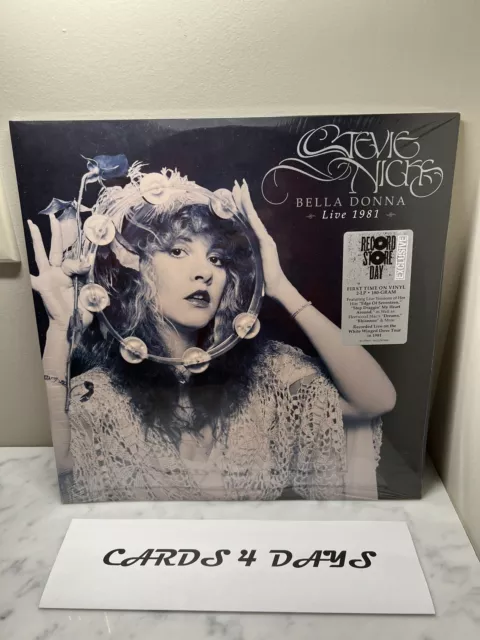 Stevie Nicks, Bella Donna Live 1981, Record Store Day 2023 RSD Exclusive /10000