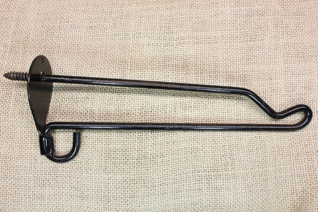 Old Harness Hook Large Coat Wire Bird Cage Rustic Vintage 6” Barn Find Horse