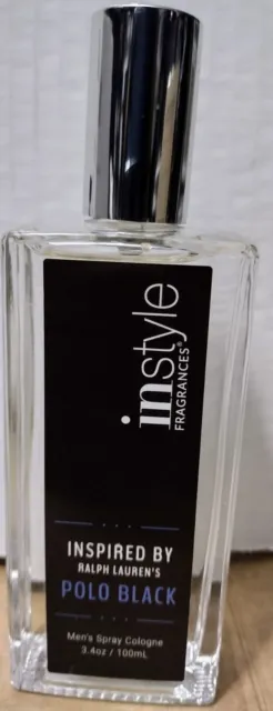 Instyle Fragrances Men's Spray Cologne 3.4 Oz *lnspired Ralph Lauren POLO BLACK*