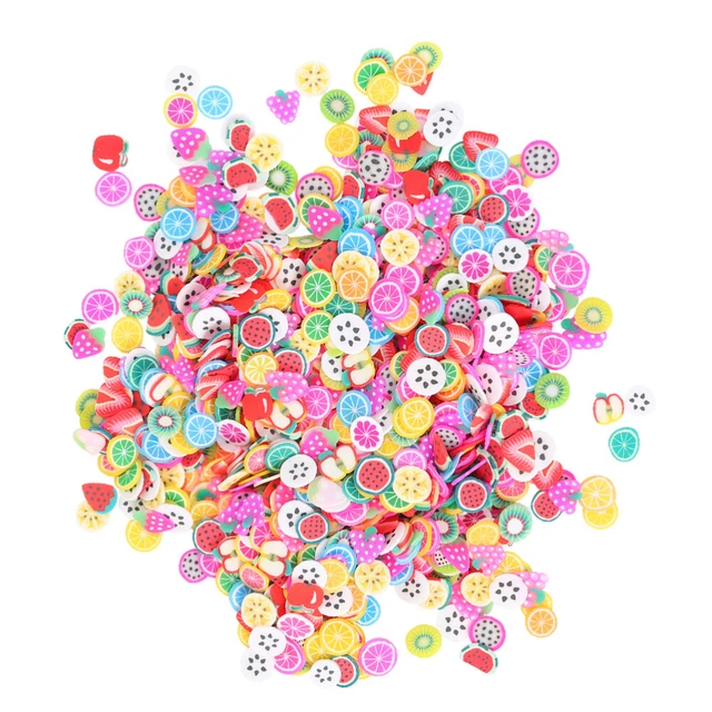 2000 piezas fruta hágalo usted mismo disco de uñas decoración de uñas hágalo usted mismo disco de uñas decoraciones