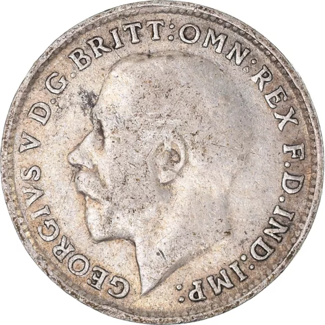 [#386207] Coin, Great Britain, George V, 3 Pence, 1916, EF(40-45), Silver, KM:81